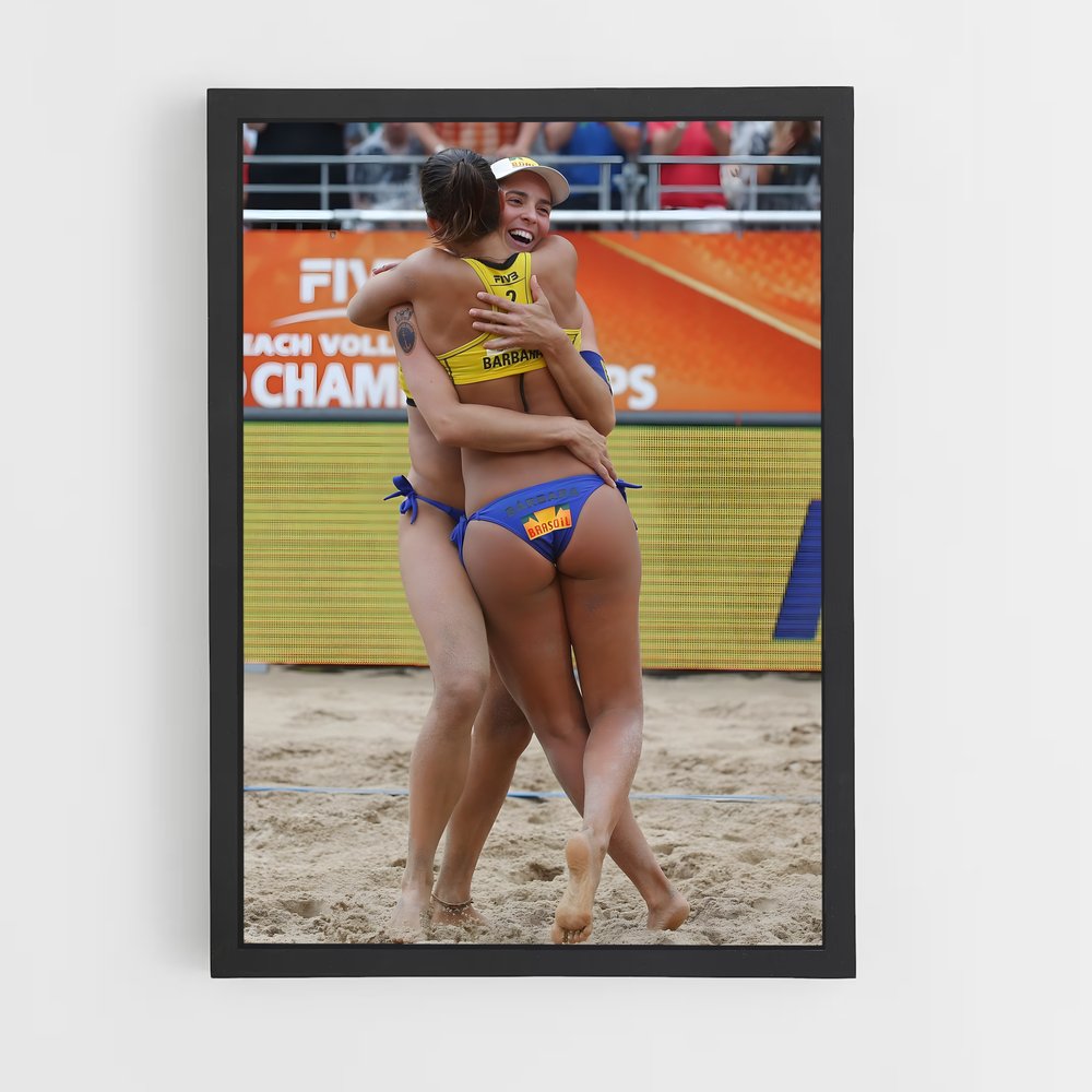 Poster Complices au Bord de l'Eau – affiche Beach-volley (vue 2)